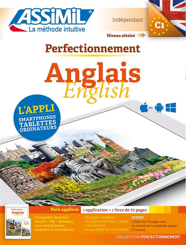 Anglais C1. Pack applivre : 1 application   1 livret de 72 pages
