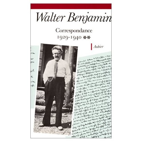 Correspondance /Walter Benjamin Tome 2 : 1929-1940