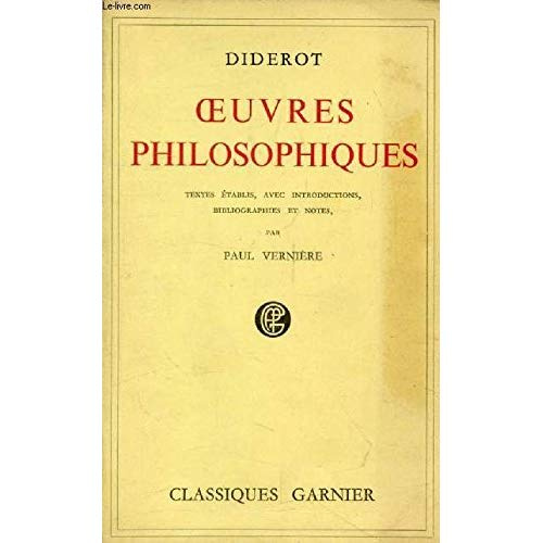 OEUVRES PHILOSOPHIQUES