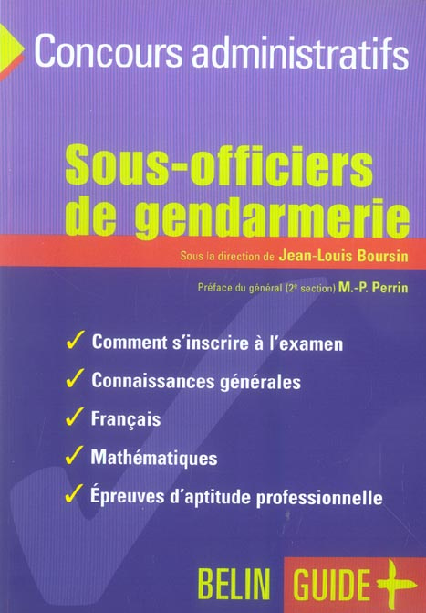 Sous-officiers de gendarmerie. L'examen