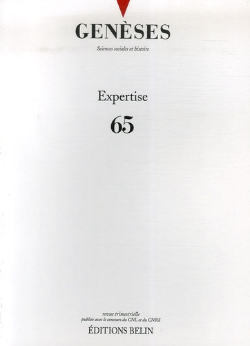 Genèses N° 65 : Expertise