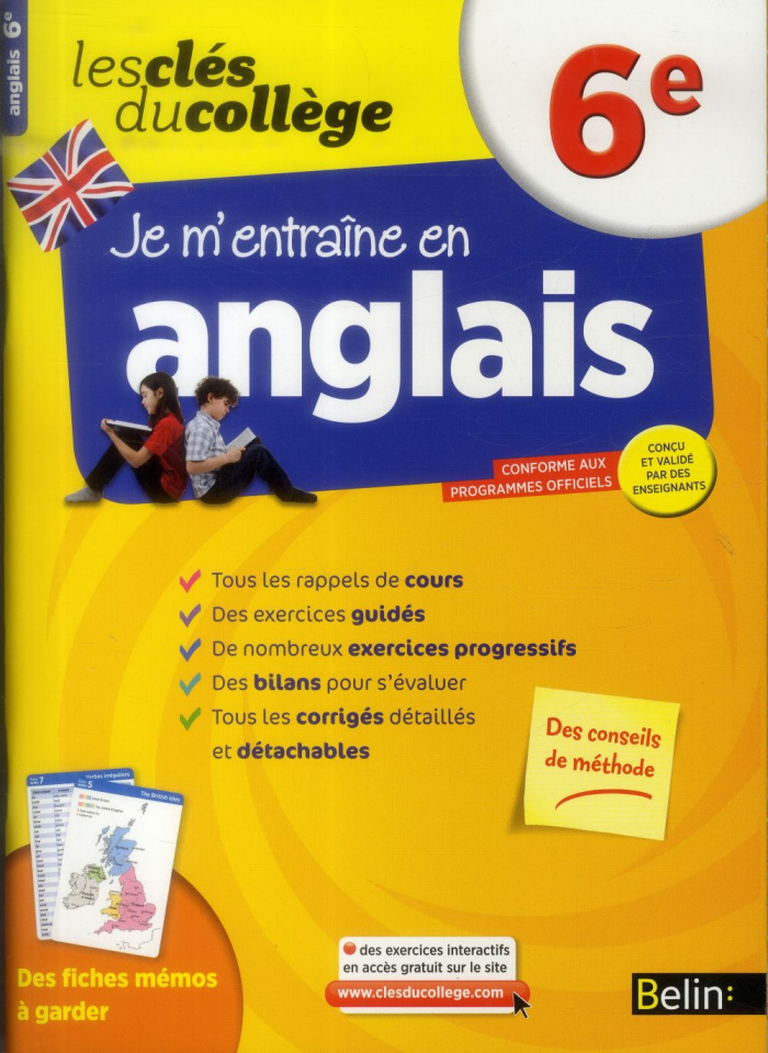 Je m'entraîne en anglais 6e