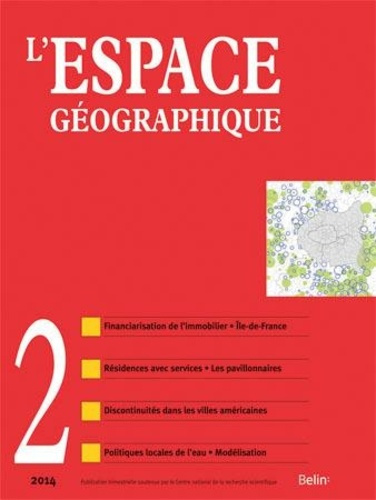 L'Espace géographique 2014-2