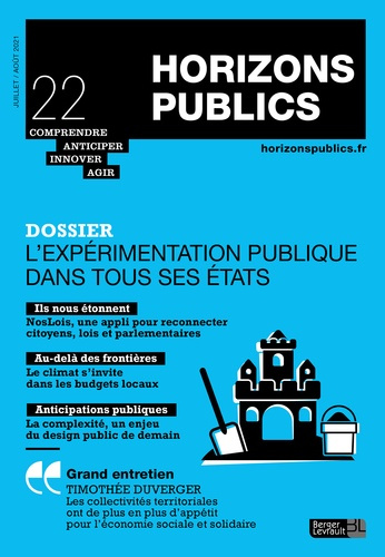 Horizons publics N° 22, juillet-août 2021 : L'expérimentation publique dans tous ses états