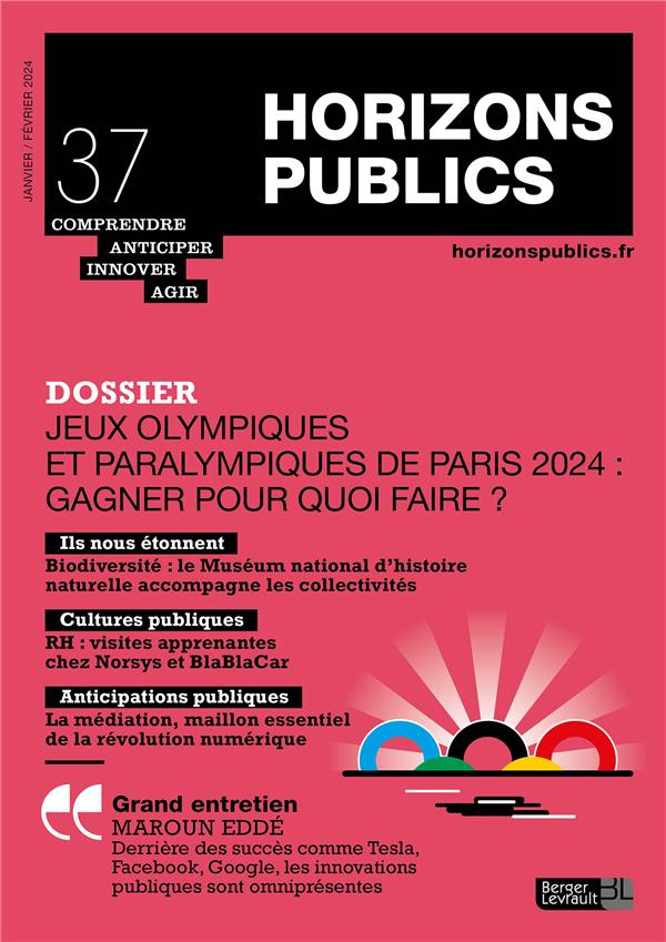 Horizons publics N° 37, janvier-février 2024 : Jeux olympiques et paralympiques de Paris 2024. Gagne