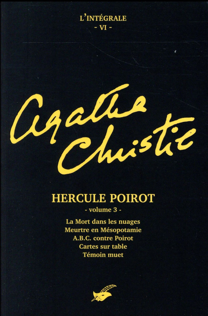 L'intégrale Agatha Christie Tome 4 : Hercule Poirot. Volume 3, La Mort dans les nuages ; Meurtre en