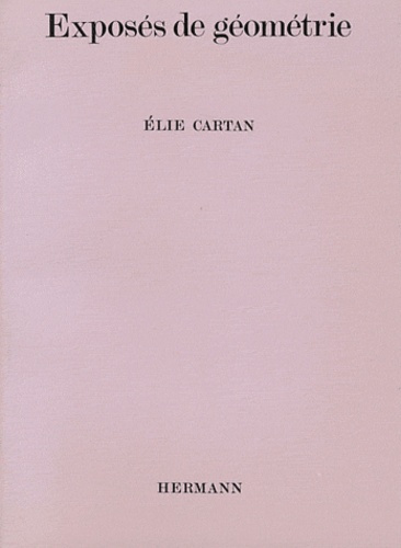 Exposés de géométrie. Les espaces métriques fondés sur la notion d'aires ; Les espaces de Finsler