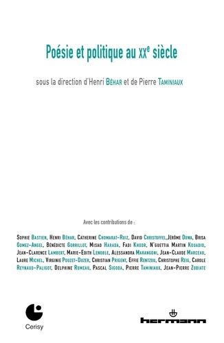 Poésie et politique au XXe siècle
