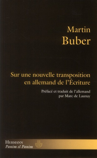 Sur une nouvelle transposition en allemand de l?Ecriture