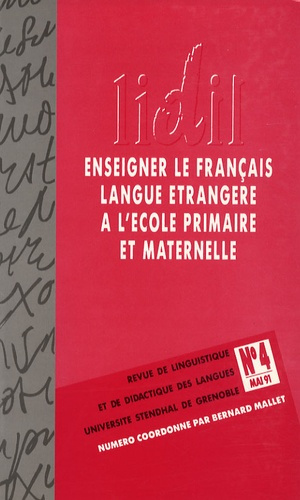 ENSEIGNER LE FRANCAIS A L'ECOLE PRIMAIRE ET MATERNELLE