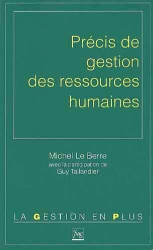 PRECIS DE GESTION DES RESSOURCES HUMAINE