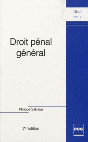 DROIT PENAL GENERAL - 7EME EDITION