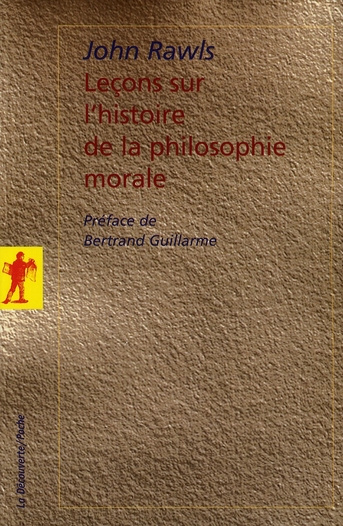 Leçons sur l'histoire de la philosophie morale