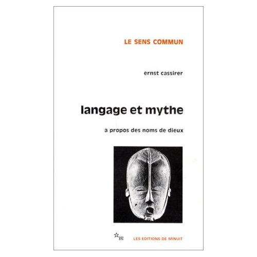 Langage et mythe. A propos des noms de dieux