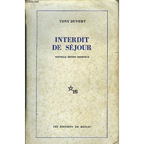 INTERDIT DE SEJOUR