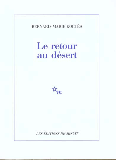 Le Retour au désert