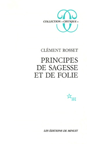 Principes de sagesse et de folie