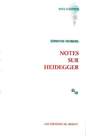 Notes sur Heidegger