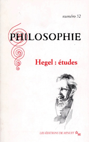 HEGEL, ETUDES
