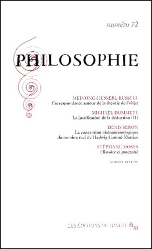 Philosophie N° 72