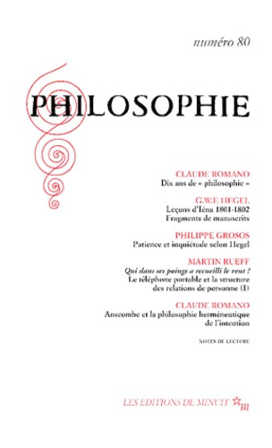Philosophie N° 80