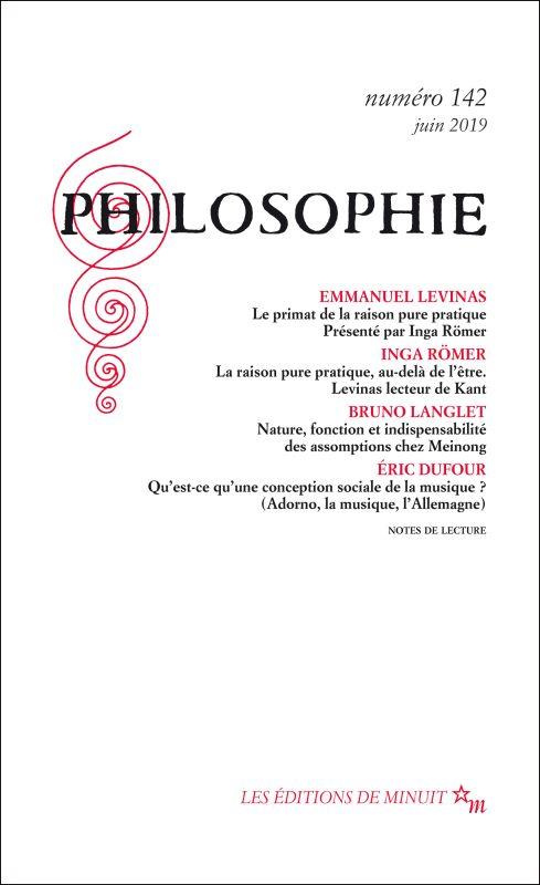 Philosophie N° 142, juin 2019