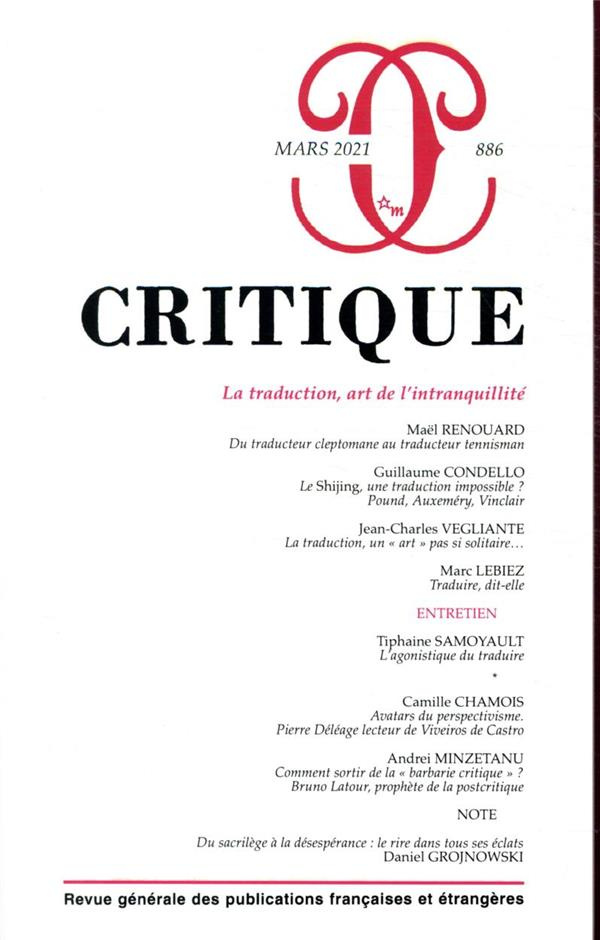 Critique N° 886