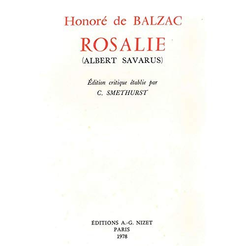 Rosalie (Albert Savarus)