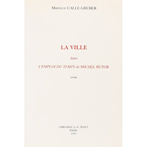 La ville dans "L'emploi du temps" de Michel Butor