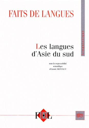 FAITS DE LANGUES N°10 1997 : LES LANGUES D'ASIE DU SUD