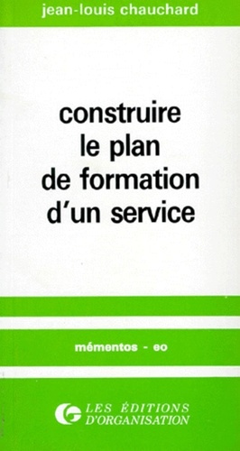 Construire le plan de formation d'un service