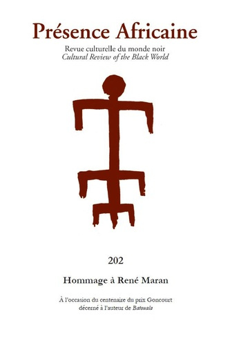 Présence Africaine N° 202, juin 2022 : Hommage à René Maran