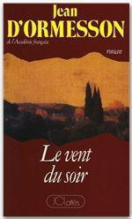 Le vent du soir
