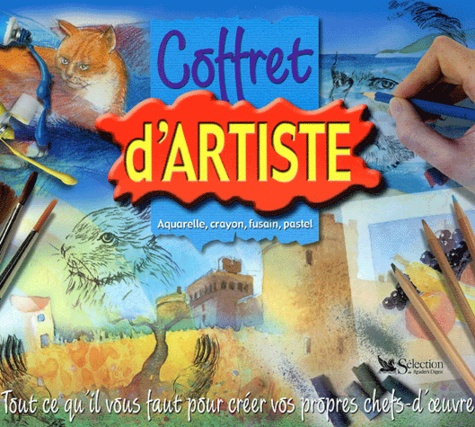 Coffret d'artiste : aquarelle, crayon, fusain, pastel. Tout ce qu'il vous faut pour créer vos propre