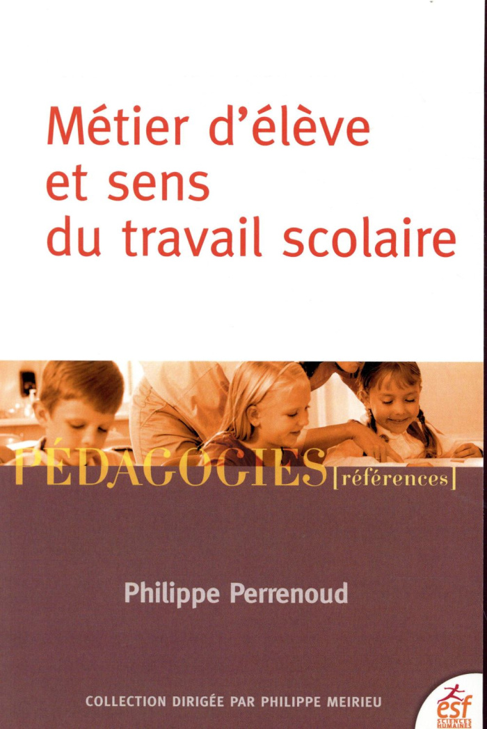 Métier d'élève et sens du travail scolaire. 9e édition