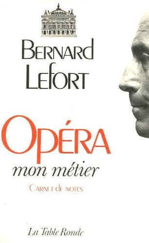 OPERA, MON METIER - CARNET DE NOTES
