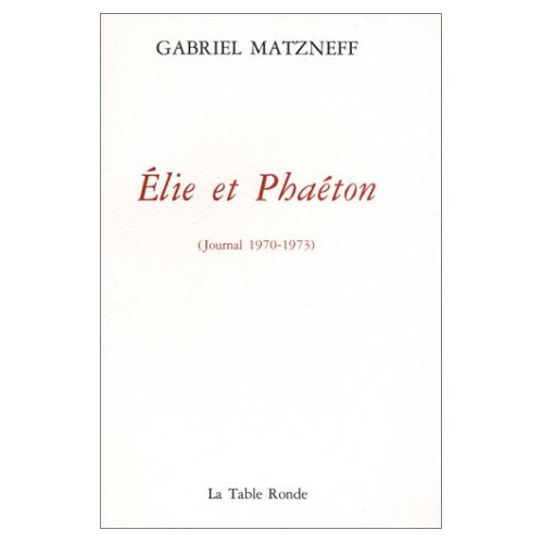 ELIE ET PHAETON         E
