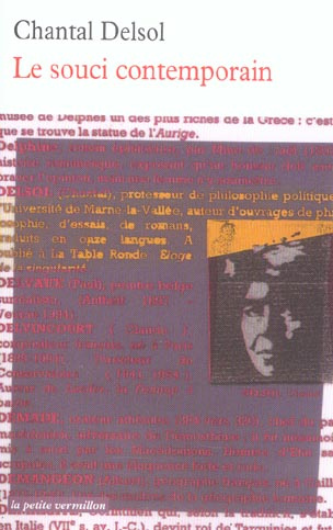 Le souci contemporain