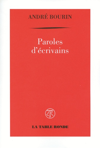 Paroles d'écrivains