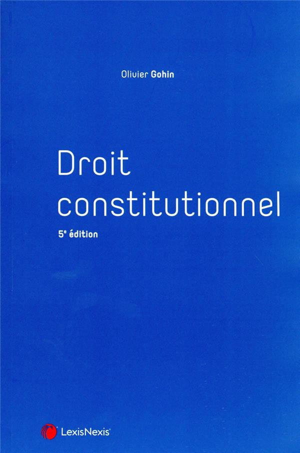 Droit constitutionnel. 5e édition