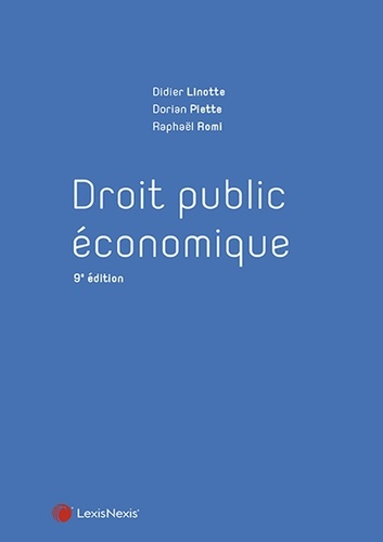 Droit public économique. 9e édition