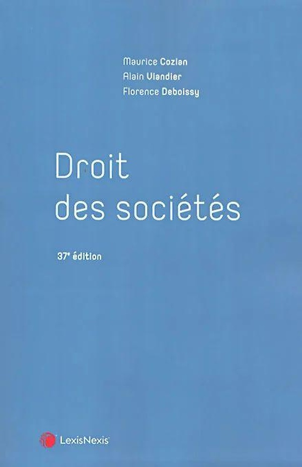 Droit des sociétés. 37e édition