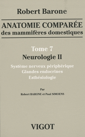Anatomie comparée des mammifères domestiques. Tome 7, Neurologie II, Système nerveux périphérique, g