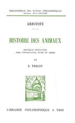HISTOIRE DES ANIMAUX