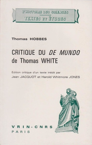 CRITIQUE DU DE MUNDO DE THOMAS WHITE