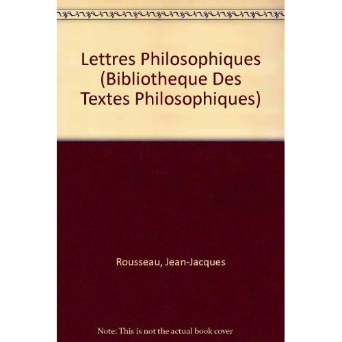 LETTRES PHILOSOPHIQUES