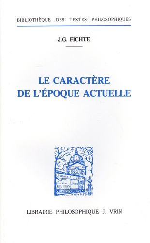 CARACTERES DE L'EPOQUE ACTUELLE