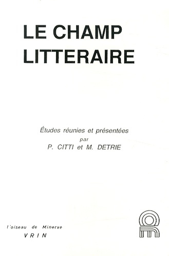 LE CHAMP LITTERAIRE