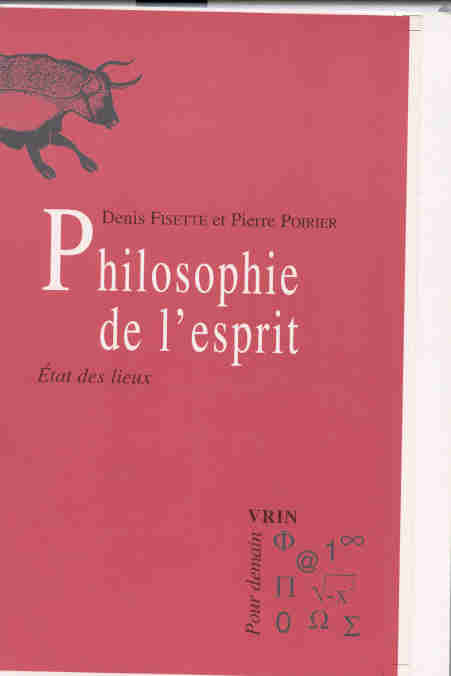 PHILOSOPHIE DE L'ESPRIT ETAT DES LIEUX