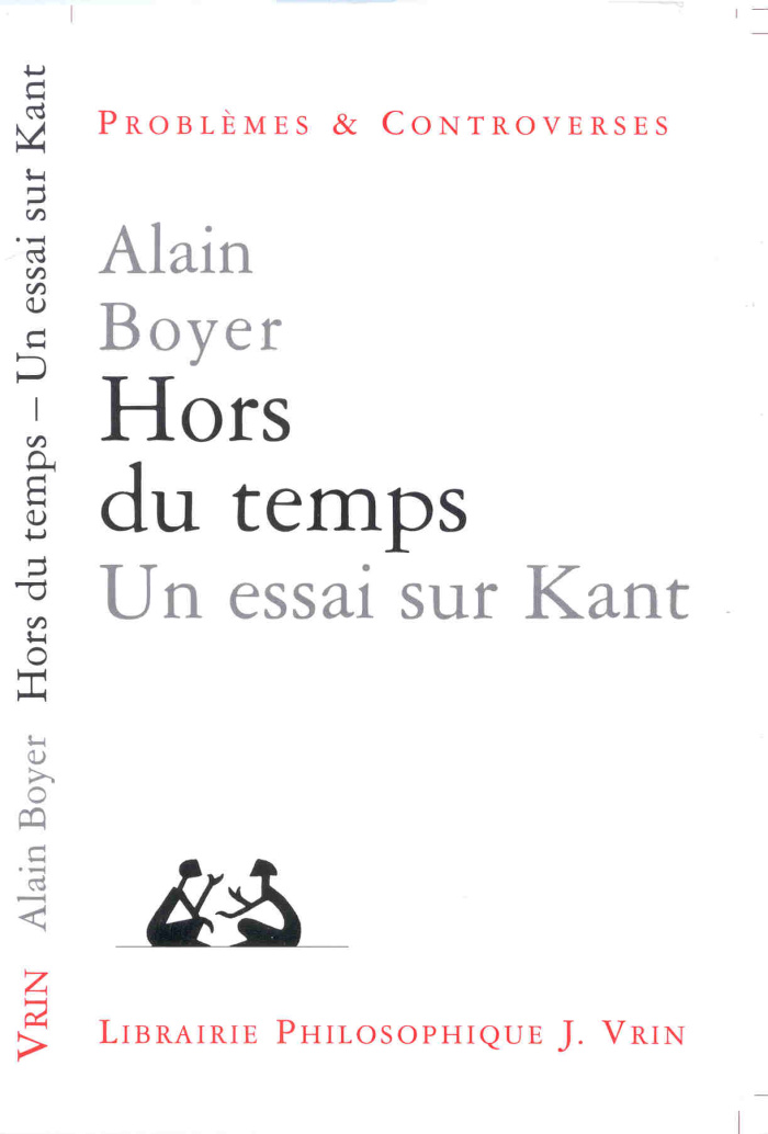 HORS DU TEMPS UN ESSAI SUR KANT